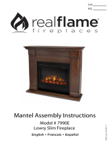 Real Flame 7990E-VBM Manual de usuario