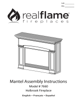 Real Flame 7660E-BK El manual del propietario