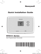Honeywell Home RTH111B Guía de instalación