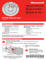 Honeywell Easy-To-See CT87N Manual de usuario