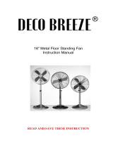 Deco Breeze DBF0209 Manual de usuario