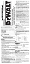 DeWalt D25601K Manual de usuario