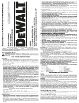 DeWalt DW124KV Manual de usuario