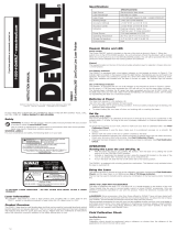 DeWalt DW0811 Manual de usuario