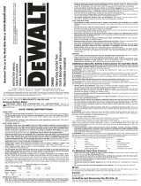 DeWalt DW660 Manual de usuario