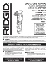 RIDGID R82236 Guía del usuario