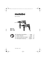 Metabo BE 751 Instrucciones de operación