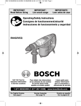 Bosch RH432VCQ Manual de usuario