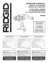 RIDGID ZRR86008K Guía del usuario