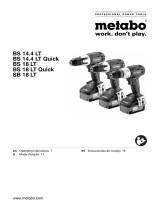 Metabo BS18 LT 5.2 Guía del usuario