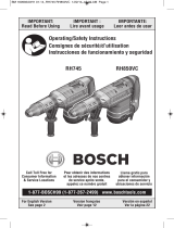 Bosch Power Tools RH850VC Manual de usuario