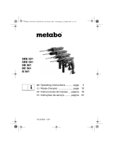 Metabo SBE 561 Instrucciones de operación