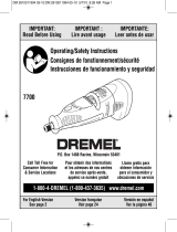 Dremel 7700-1/15 Manual de usuario