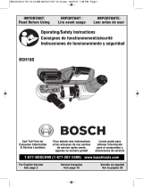 Bosch BSH180B Manual de usuario
