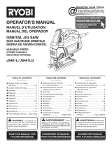 Ryobi JS481LG Manual de usuario