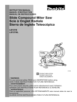 Makita LS1216/ LS1216L Slide Compound Miter Saw Manual de usuario