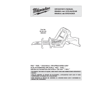Milwaukee 2520-21XC-2460-20 Manual de usuario