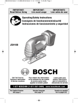 Bosch JSH180BL Guía del usuario