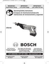 Bosch Power Tools CRS180B Manual de usuario