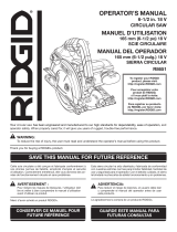 RIDGID R8651B Guía del usuario