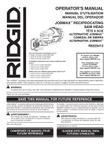 RIDGID JobMax R8223412 Manual de usuario