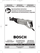 Bosch RS7 Guía del usuario