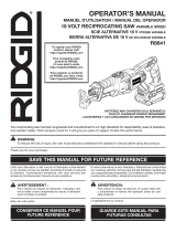 RIDGID R8641K Guía del usuario