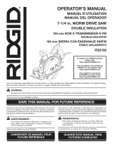 RIDGID R32103 Guía del usuario