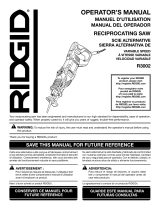RIDGID R30022 Guía del usuario