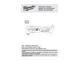 Milwaukee M12 2426-20 Manual de usuario