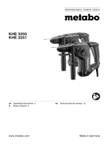 Metabo KHE 3250 Manual de usuario