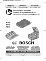 Bosch WC18CF Guía del usuario