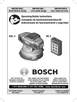 Bosch GSL 2 Guía del usuario