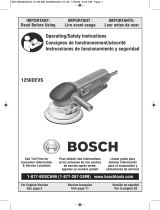 Bosch 1250DEVS Manual de usuario
