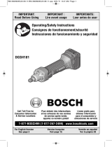 Bosch Power Tools DGSH181K Manual de usuario