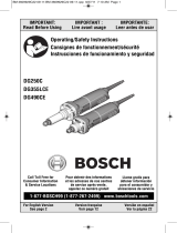Bosch DG355LCE Guía del usuario