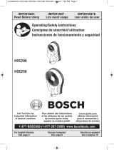 Bosch HDC250 Manual de usuario