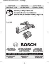 Bosch HDC100 Guía del usuario