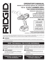 RIDGID R8611501SB Guía del usuario
