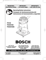 Bosch PR10E Instrucciones de operación
