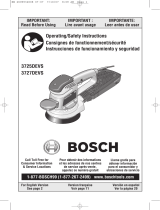 Bosch 3725DEVS Guía del usuario