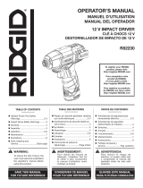 RIDGID R82230SB Guía del usuario