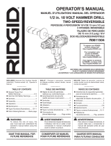 RIDGID R9616 Guía del usuario