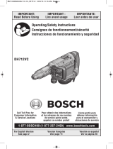 Bosch DH712VC Manual de usuario