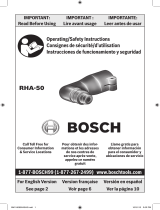 Bosch RHA-50 Manual de usuario