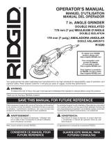 RIDGID R10201 Guía del usuario