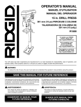 RIDGID R1500 Guía del usuario