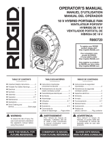 RIDGID R860720B-AC9302 Guía del usuario
