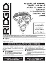 RIDGID ZRR350PNE Guía del usuario