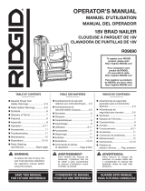 RIDGID R09890-AC848695 Guía del usuario